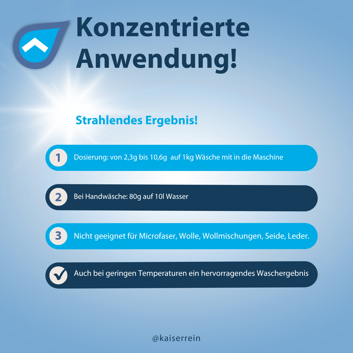 Waschpulver Konzentrat 5-fach konzentriert