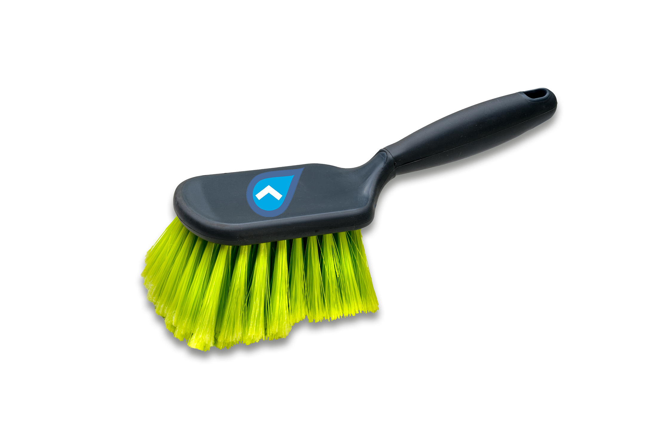 71011 Felgenbürste, kurz, 2 K, PBT Neongrün p.