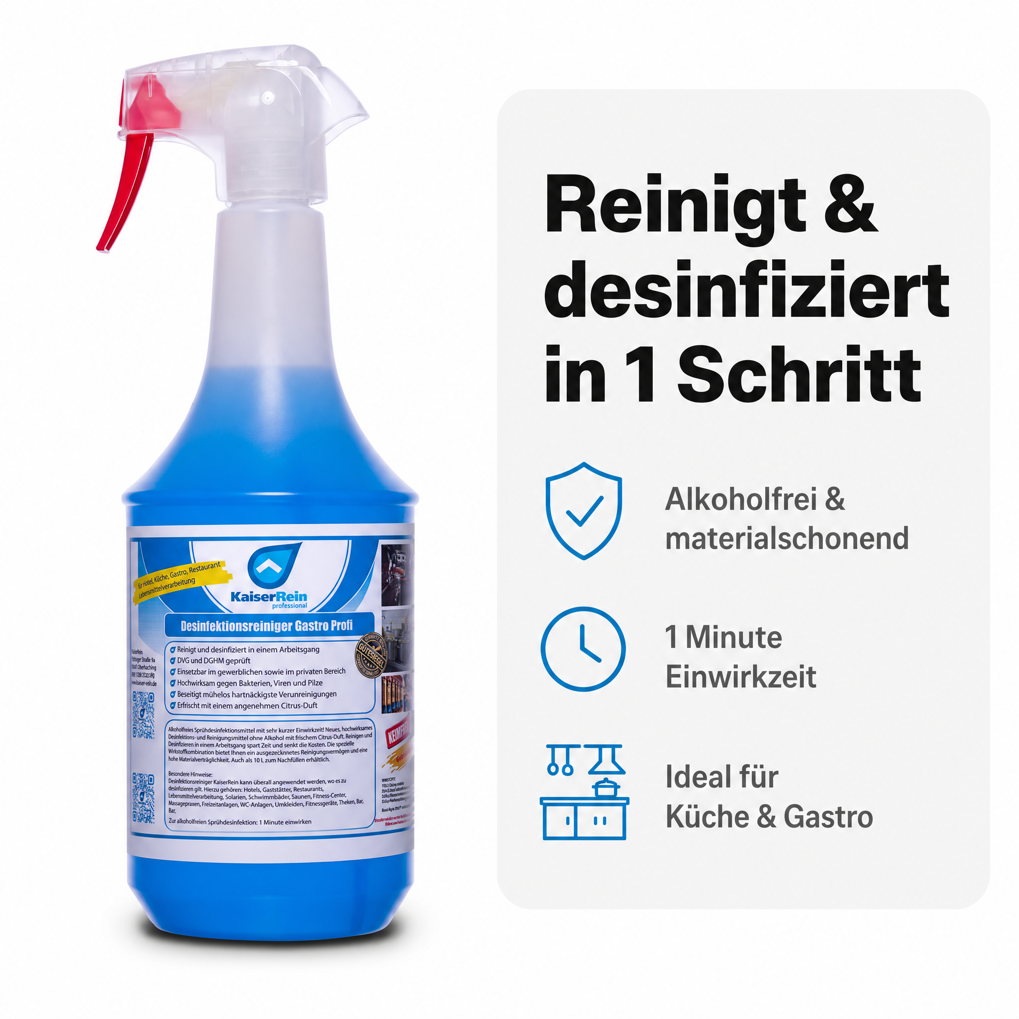 Profi Desinfektions Reiniger Gastro 1000 ml