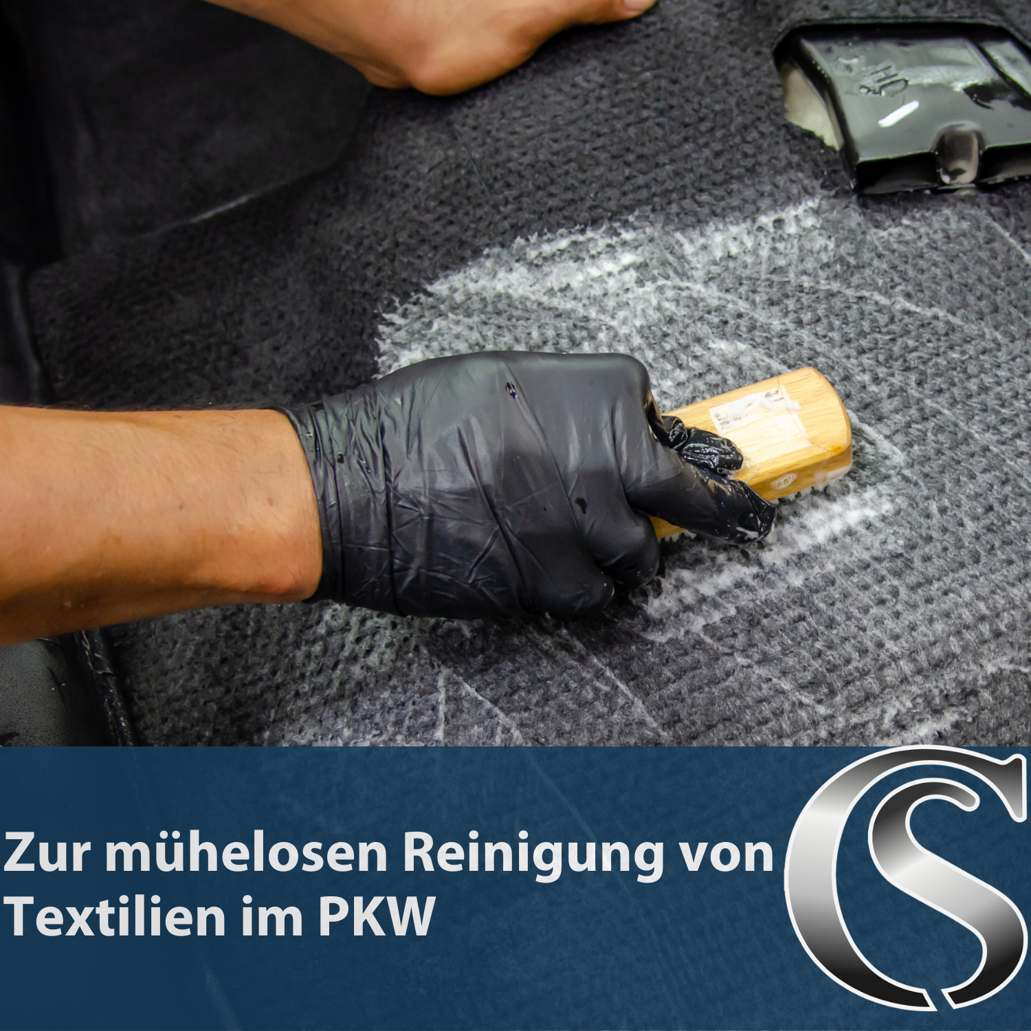 Car Sense Car Textile Cleaner - Polsterreinigung für Autoinnenraum - Autositz Reiniger, Fleckenentferner, Autopolsterreinigungsmittel hochwirksam & materialschonend