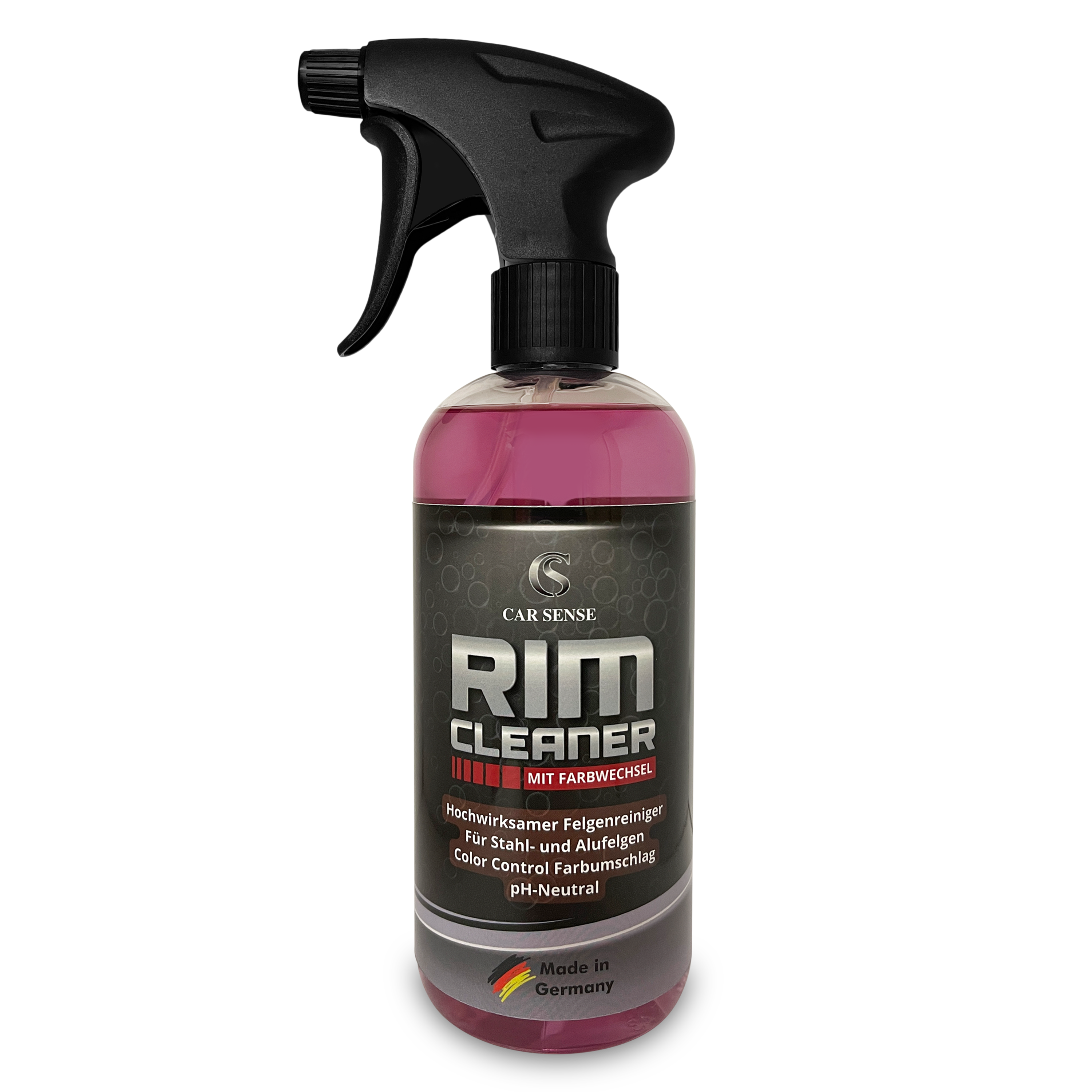5vhQH5AvMqRQdC Car Sense Rim Cleaner 0,5L Felgenreiniger Felgen-Reinigung von Alufelgen & Stahlfelgen