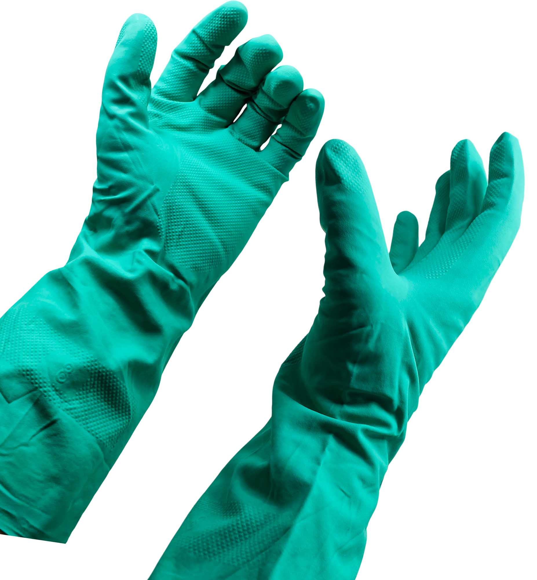 Chemikalienschutzhandschuhe / Haushaltshandschuhe aus Nitril Je 1 paar Chemikalienschutzhandschuhe / Haushaltshandschuhe aus Nitril Je 1 paar