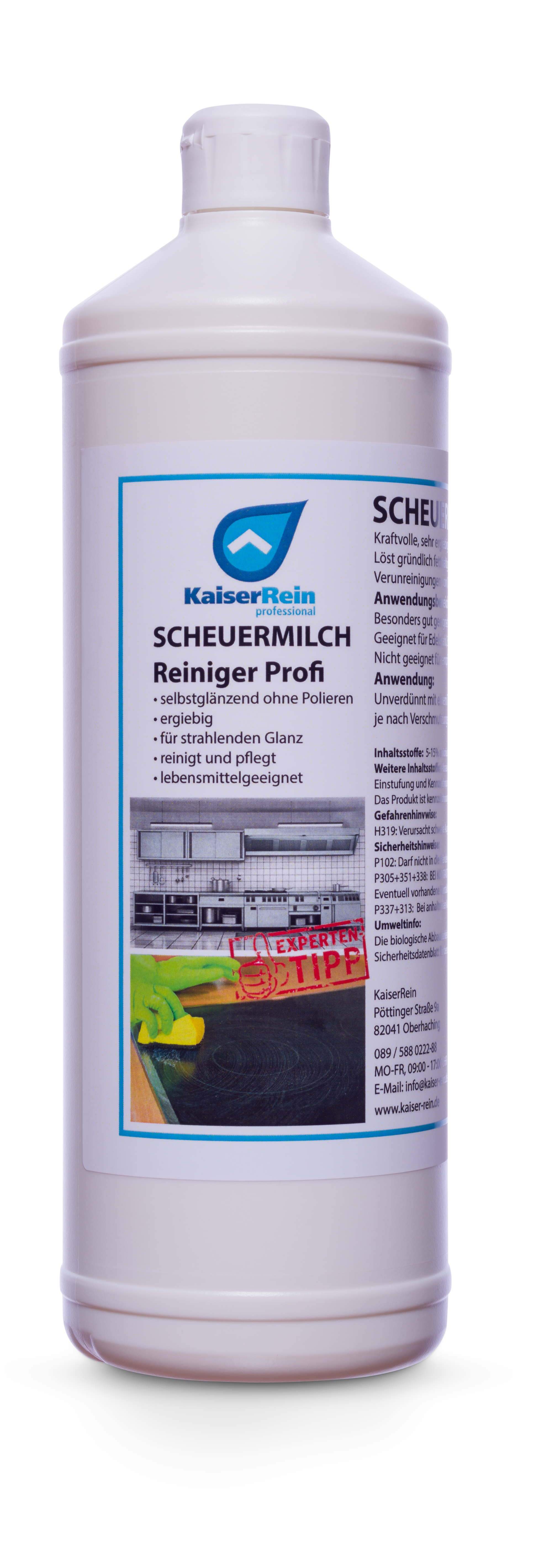 Scheuermilch Reiniger Profi Professionelle Scheuer Milch 1L Metallreiniger