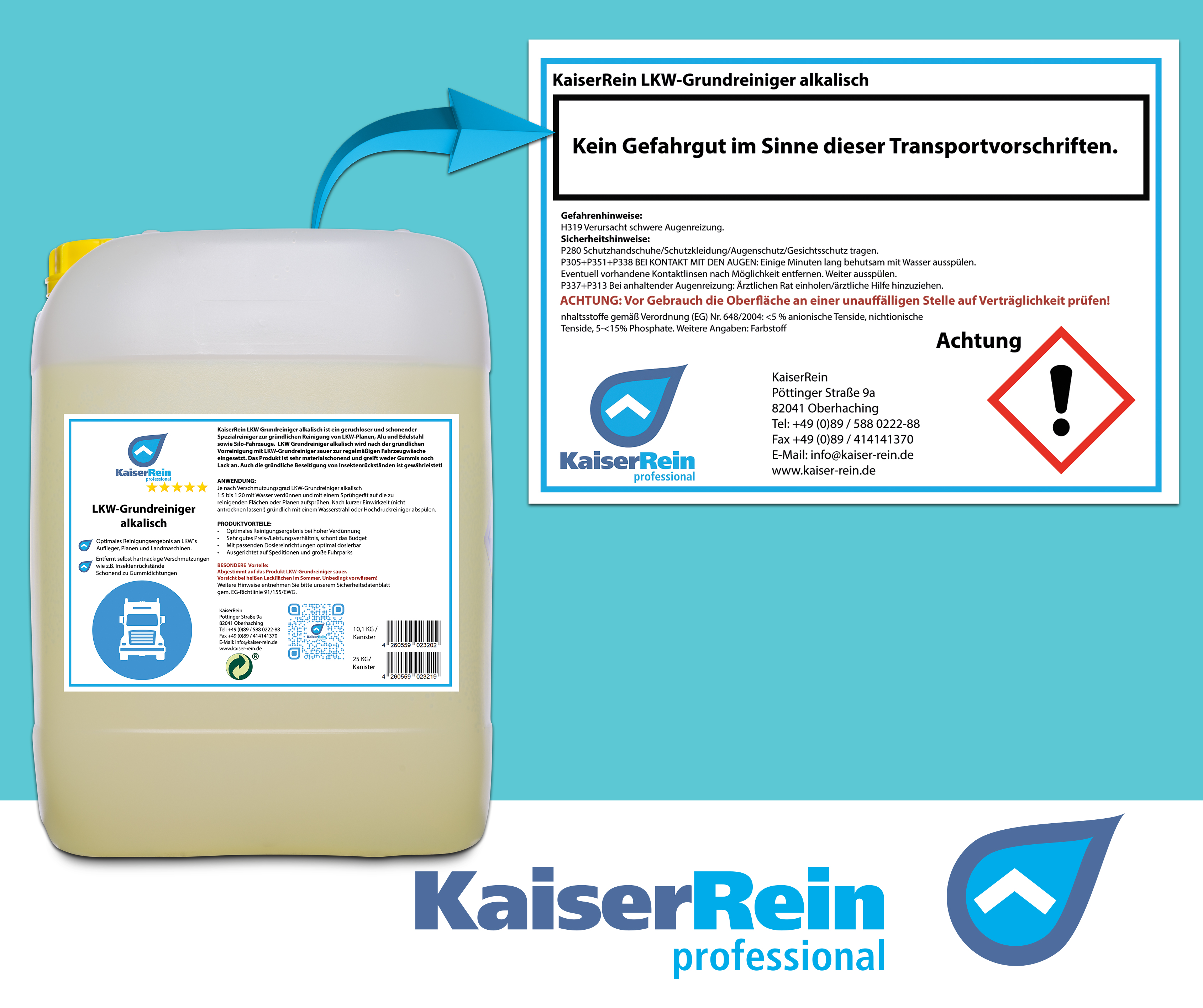 KaiserRein LKW Grundreiniger alkalisch