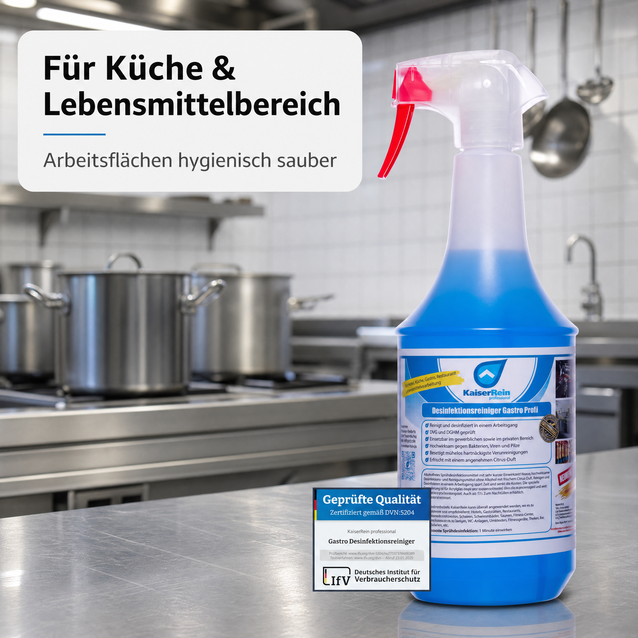 Profi Desinfektions Reiniger Gastro 1000 ml