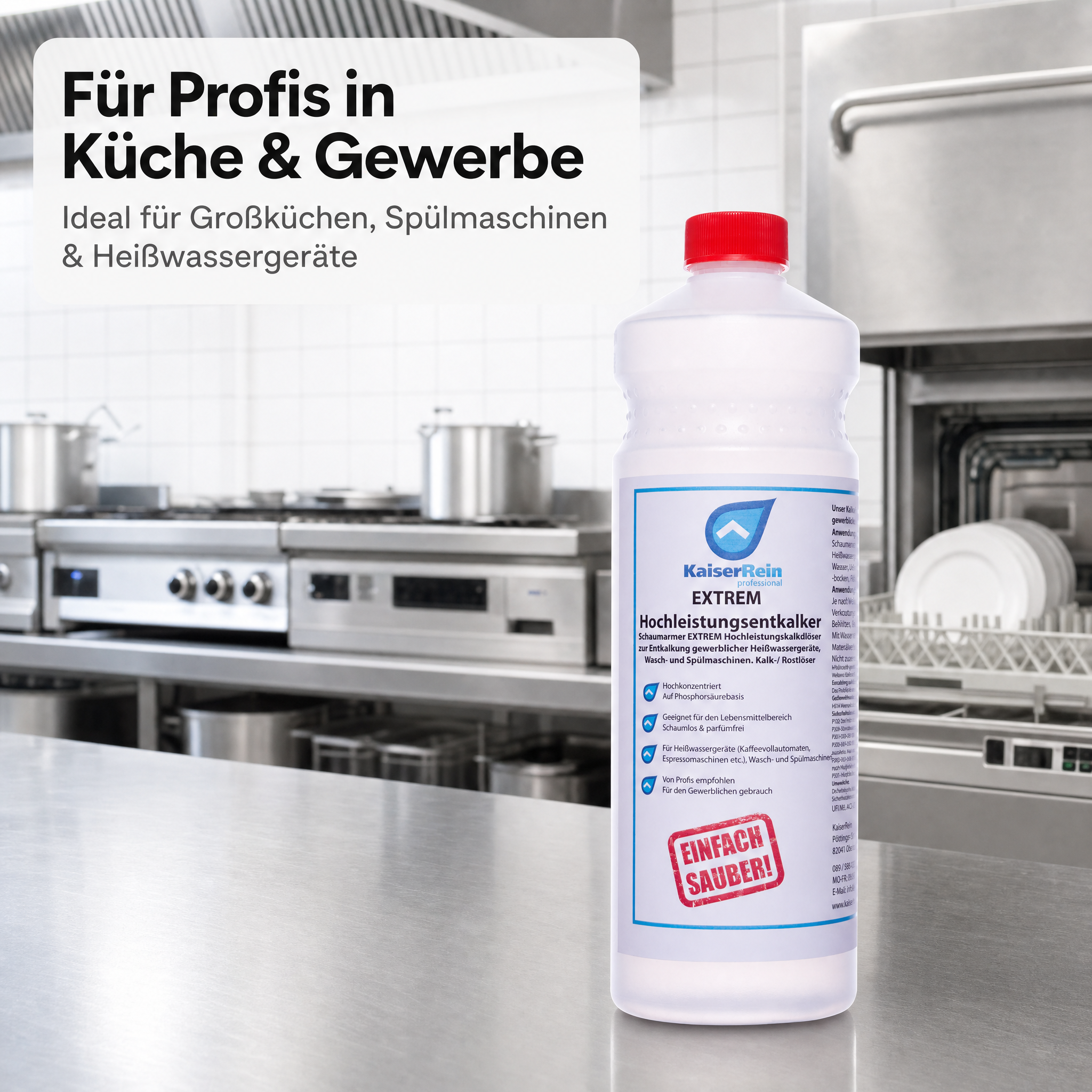 Extrem Hochleistungsentkalker flüssig Kalklöser / Rostlöser Entkalker