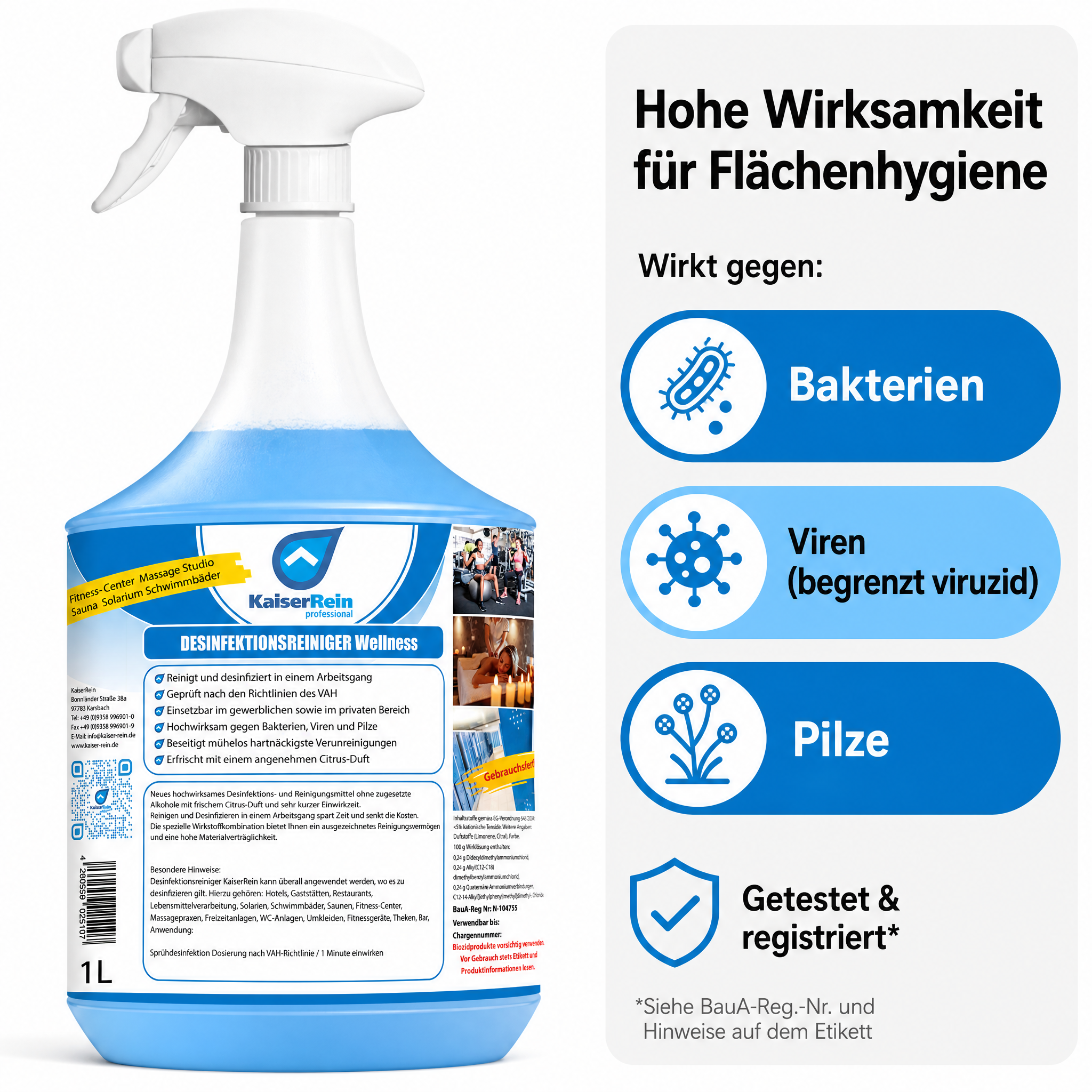 Desinfektions Reiniger Wellness