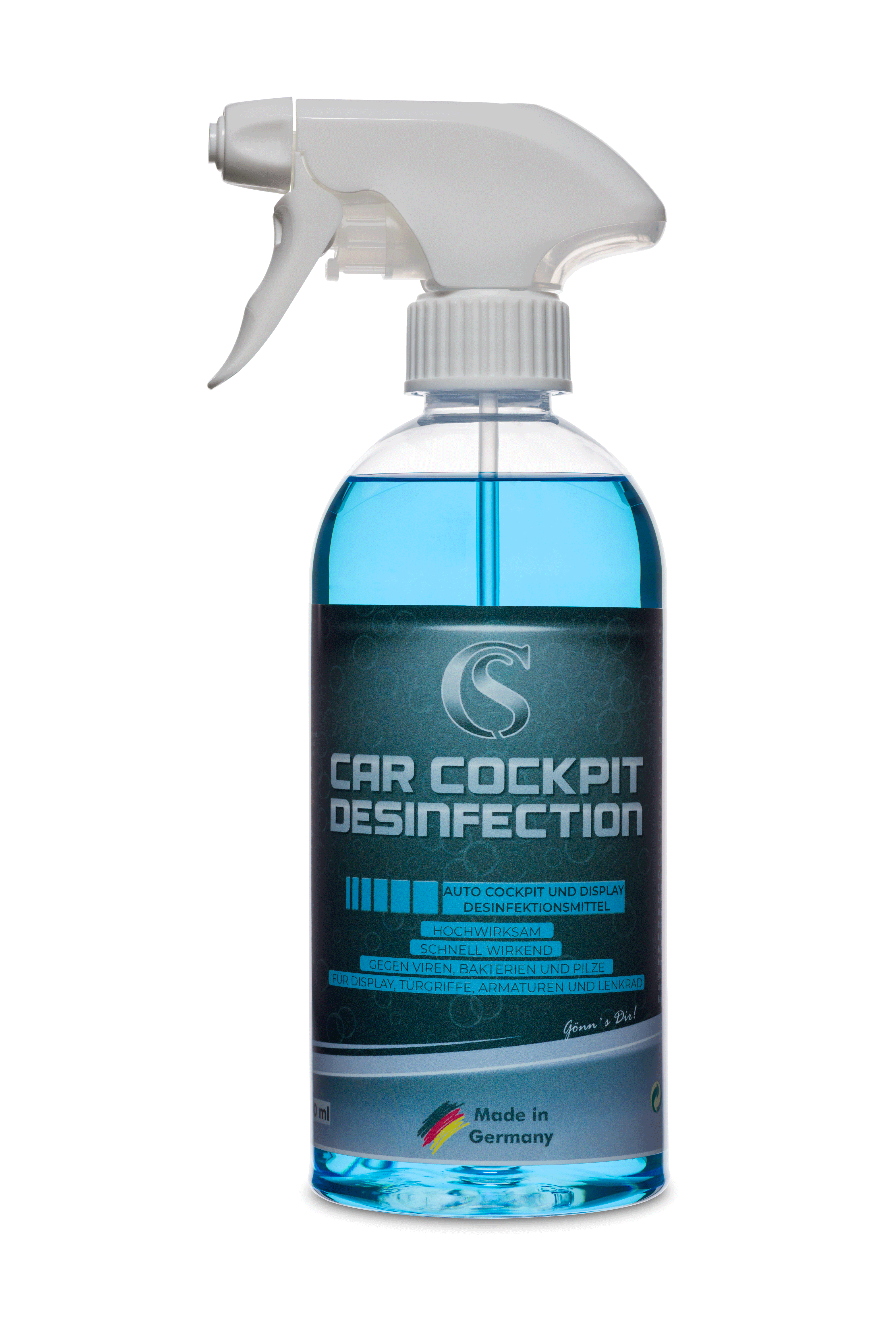 Car Sense Car Cockpit Desinfection speziell für Display & Cockpit, Auto  Innenraumreiniger & Desinfektion ohne Alkohol, Autoreiniger Innenraum,  Autoreinigung, 0,5L