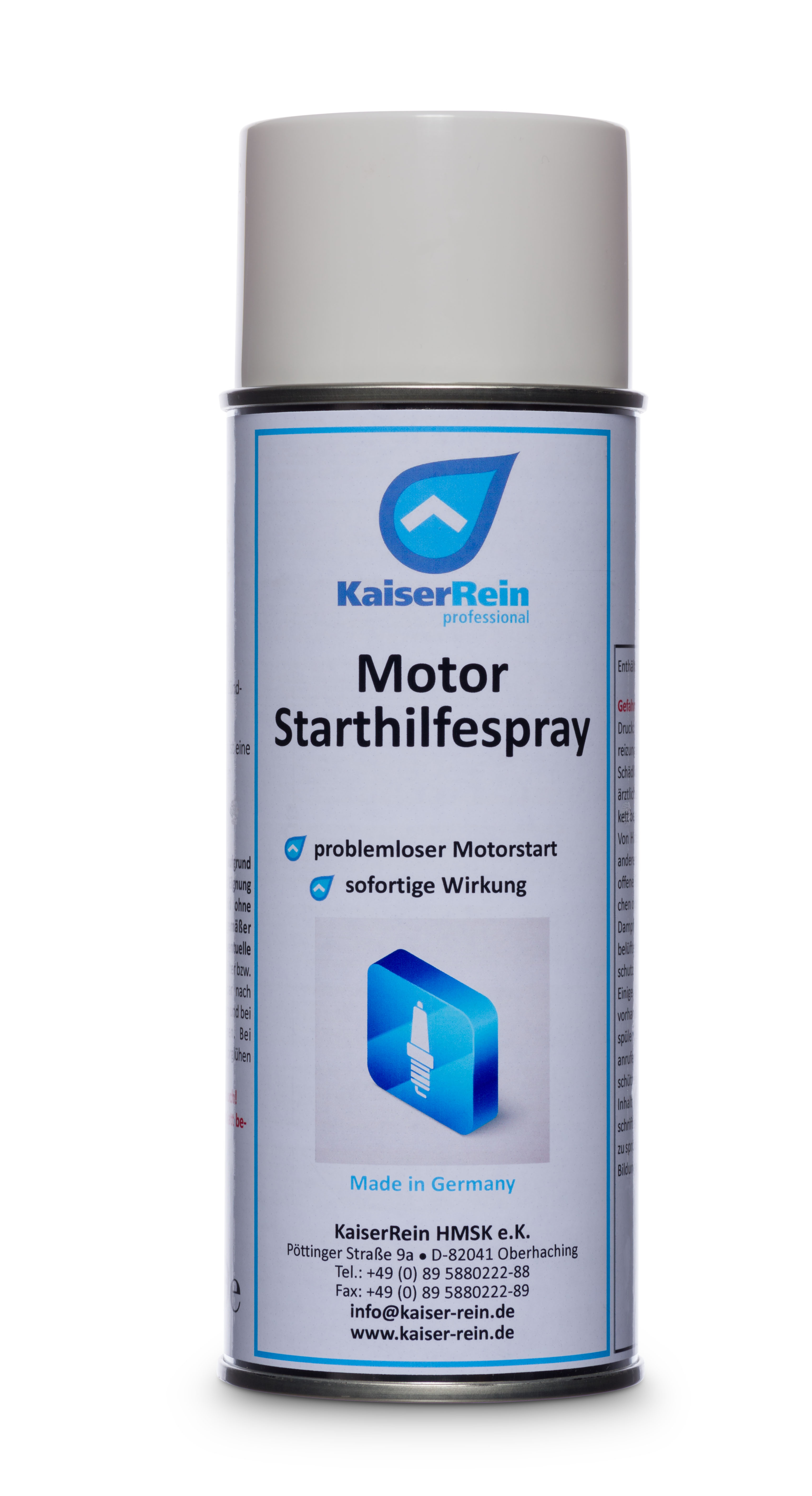 Motor Starthilfespray erleichtert den Motorstart bei Rasenmäher, Roller, Kettensägen und Motorgeräte