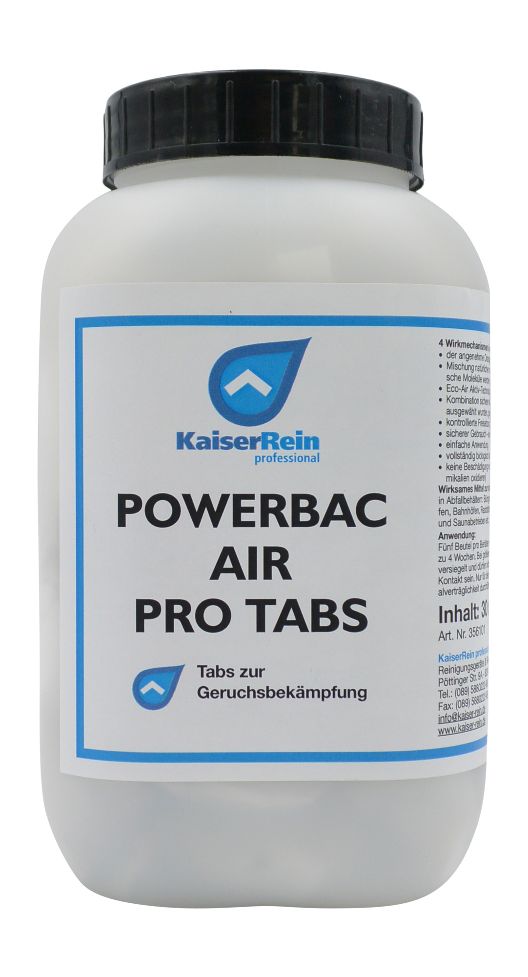 POWERBAC AIR PRO TABS Tabs zur Geruchsbekämpfung