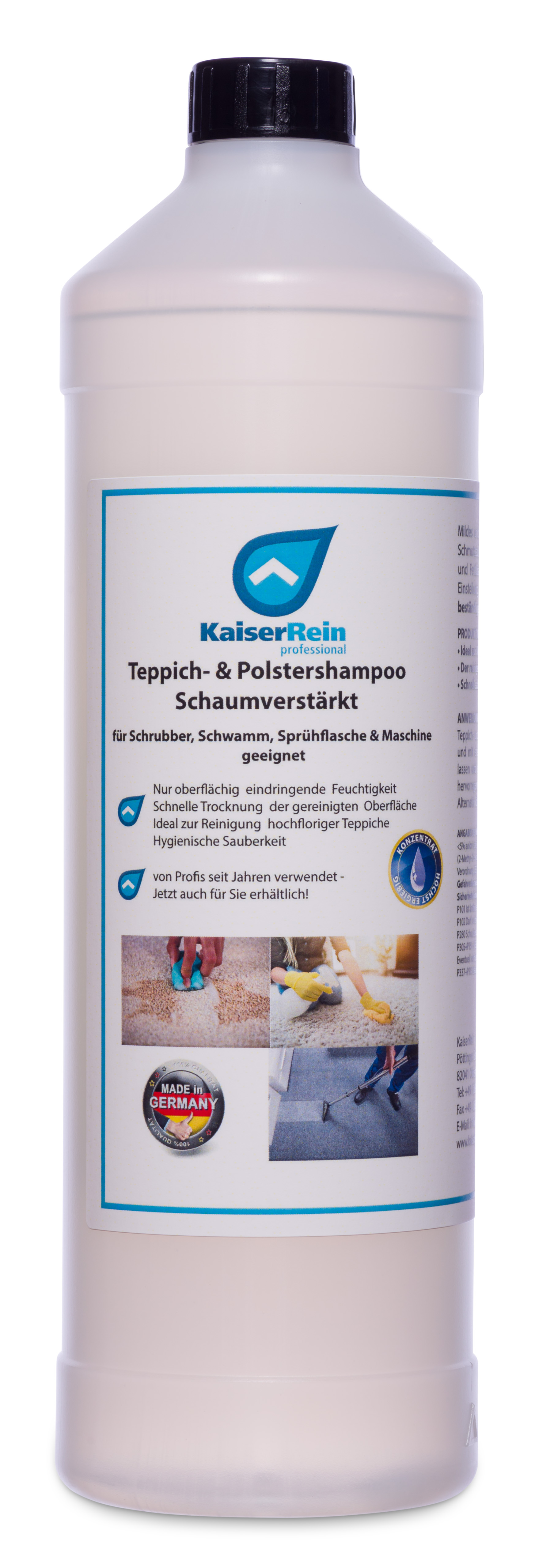 Teppich -Polstershampoo schaumverstärkt 1L Konzentrat