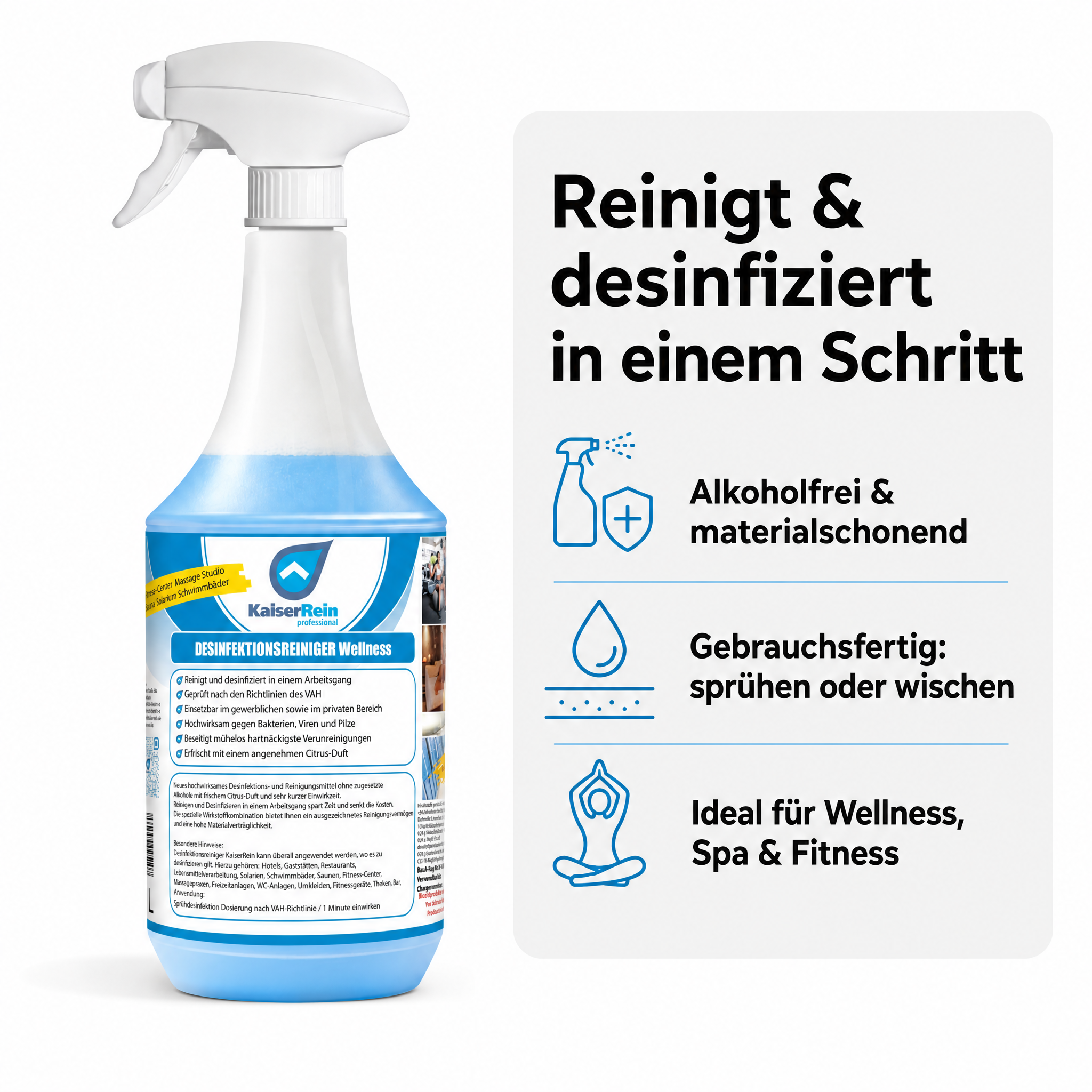 Desinfektions Reiniger Wellness