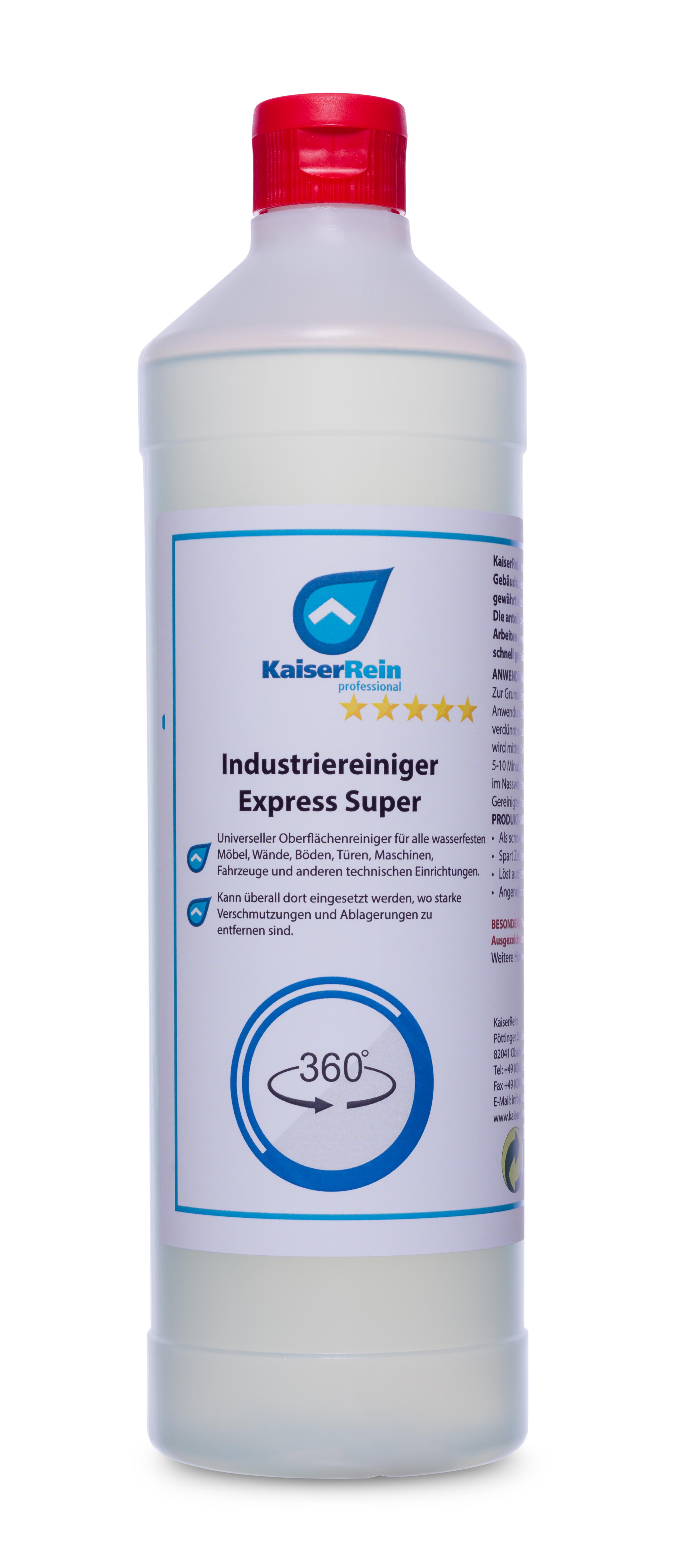 Industriereiniger Express Super 1l Universeller Oberflächenreiniger für alle wasserfesten  Möbel, Wände Industriereiniger Express Super 1l Universeller Oberflächenreiniger für alle wasserfesten  Möbel, Wände