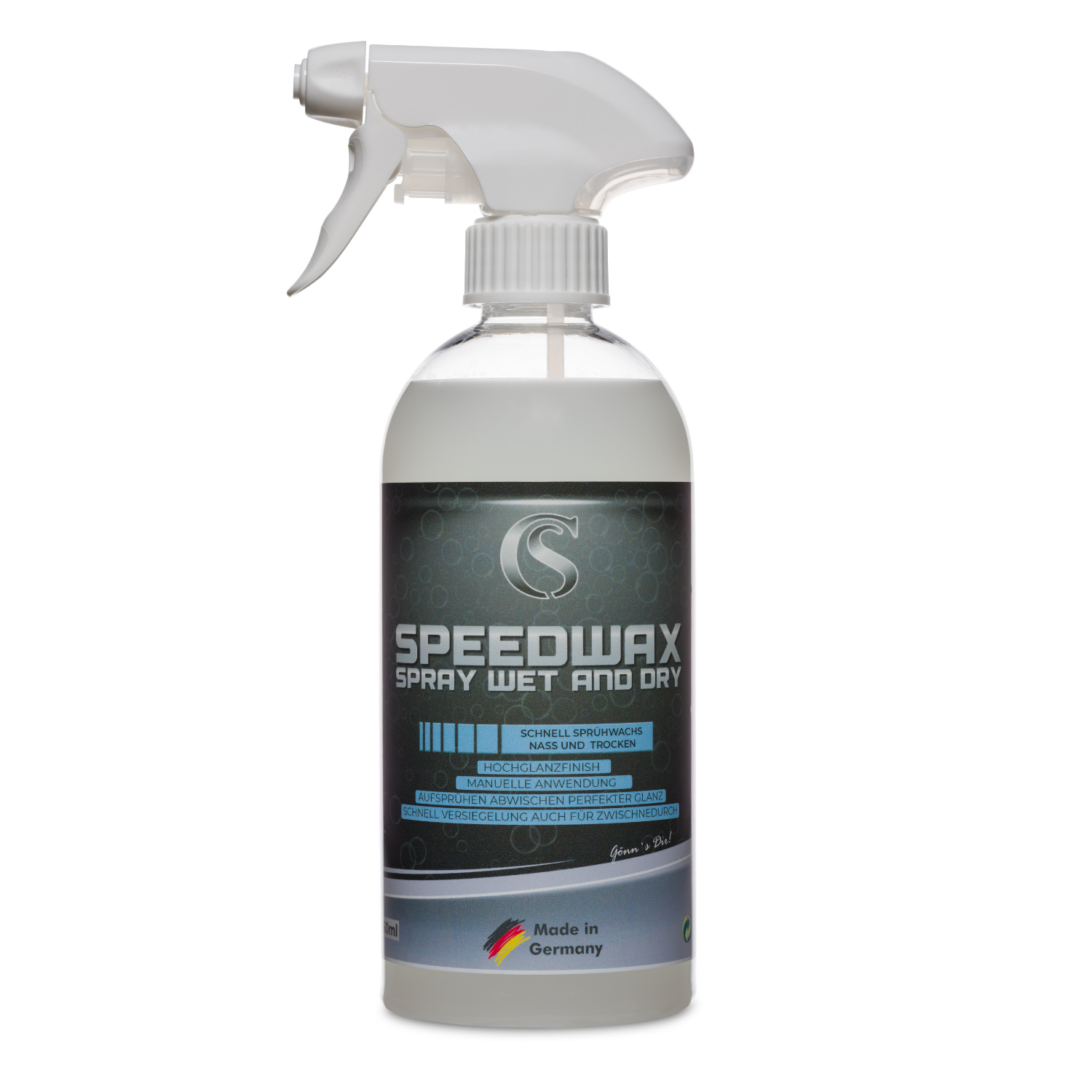 Car Sense Speedwax Spray Wet and Dry Schnellsprühwachs für Tiefenglanz - Schutz vor Witterungseinflüssen - Einfache Anwendung, hochglanzfinish
