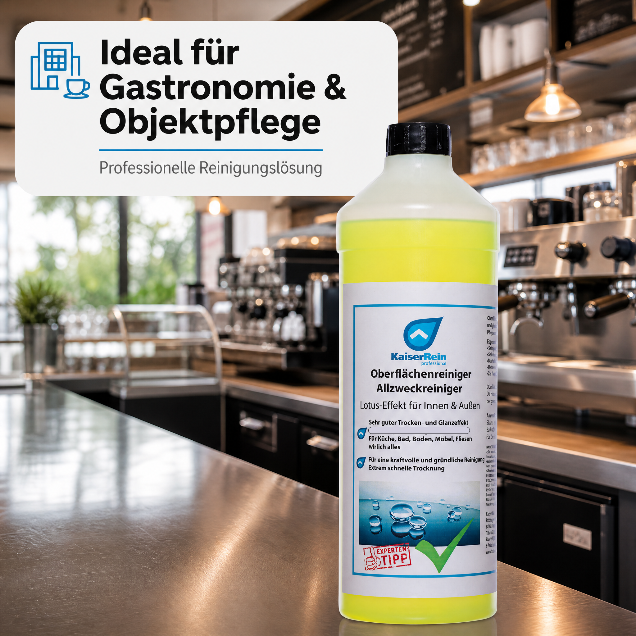 Oberflächenreiniger Allzweckreiniger  Lotus-Effekt für Innen & Außen ein Produkt auf Nanotechnologie