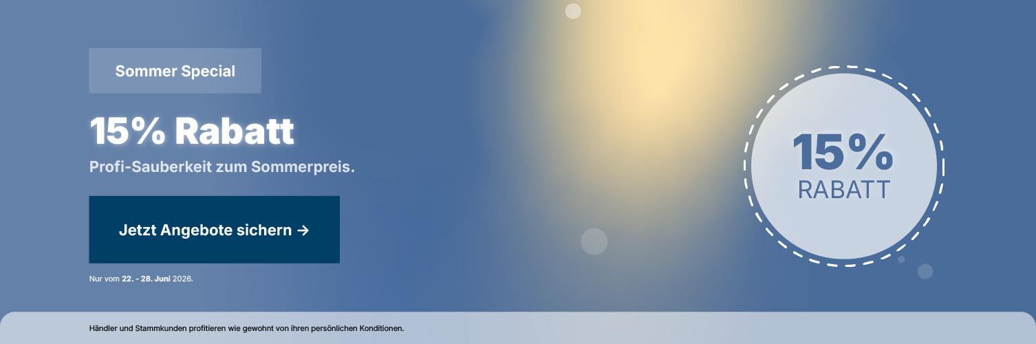 Banner Sommer Special 22 bis 28 Juni 15% Rabatt KaiserRein Sortiment