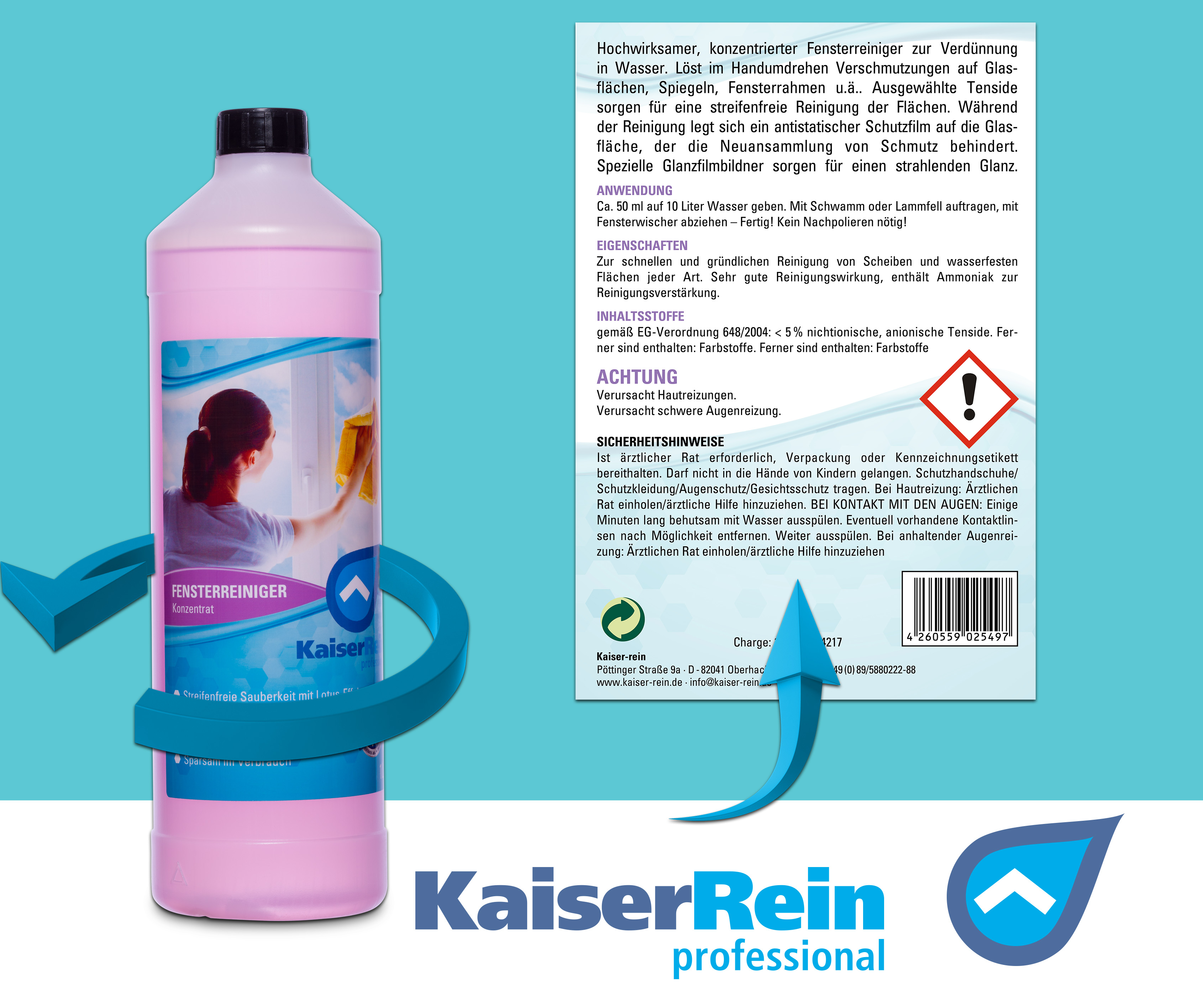 Fensterreiniger Hochkonzentrat 1L (1000ml)