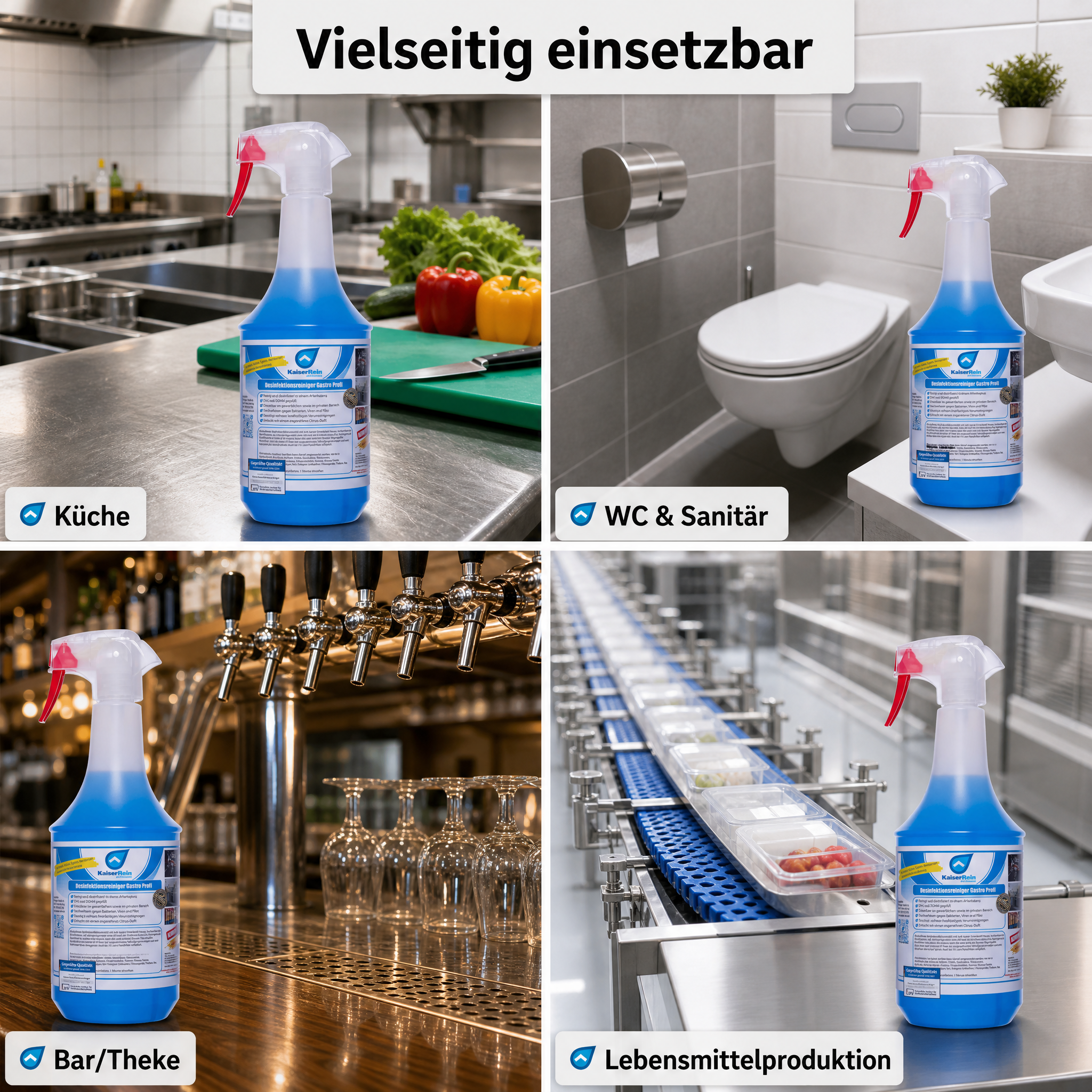 Profi Desinfektions Reiniger Gastro 1000 ml