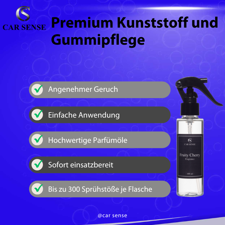 Car Sense Fruity Cherry Auto-parfüm 100 ml Sprühflasche der perfekte Duft für dein Fahrzeug