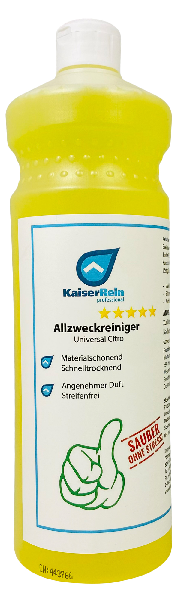Citrus Allzweckreiniger Wirkt kraftvoll, trocknet schnell Reinigt streifen- und rückstandsfrei