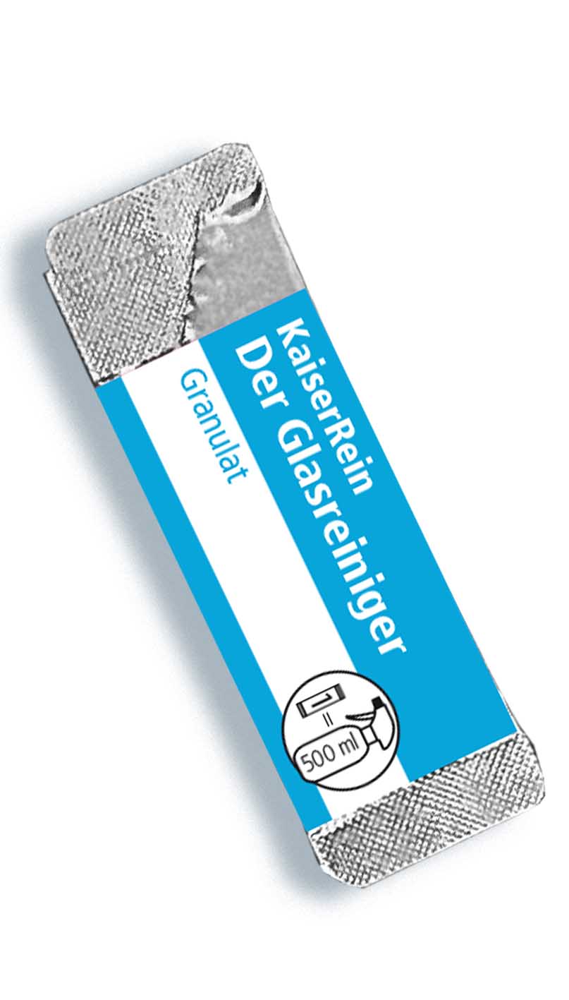 Glasreiniger Granulat einzeln 1 Stück