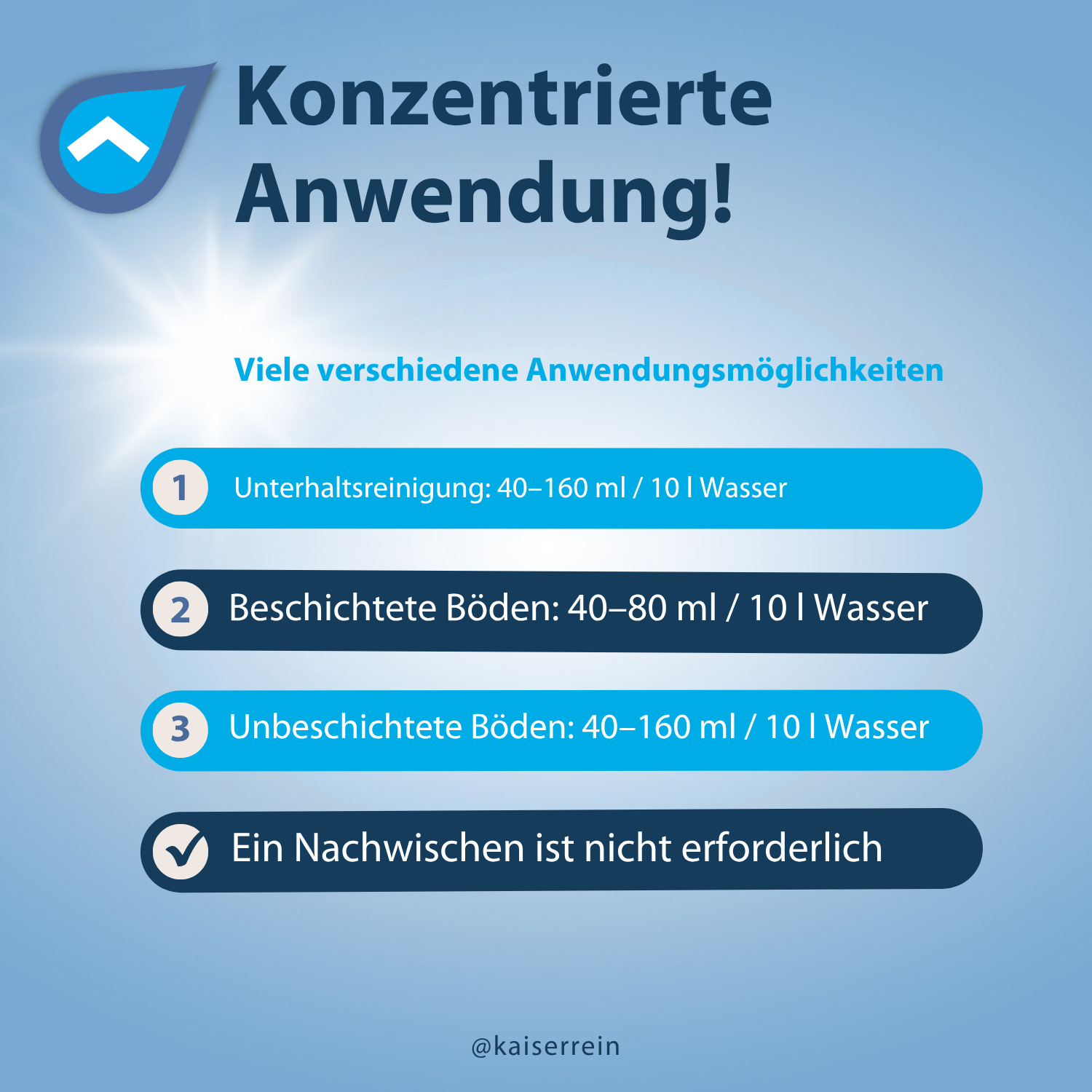 Fußbodenwischpflege Universal 3x1L – pH-neutraler Bodenreiniger & Wischpflege mit Frischeduft – streifenfrei, polierbar, für PVC, Vinyl, Linoleum, Stein & versiegeltes Parkett
