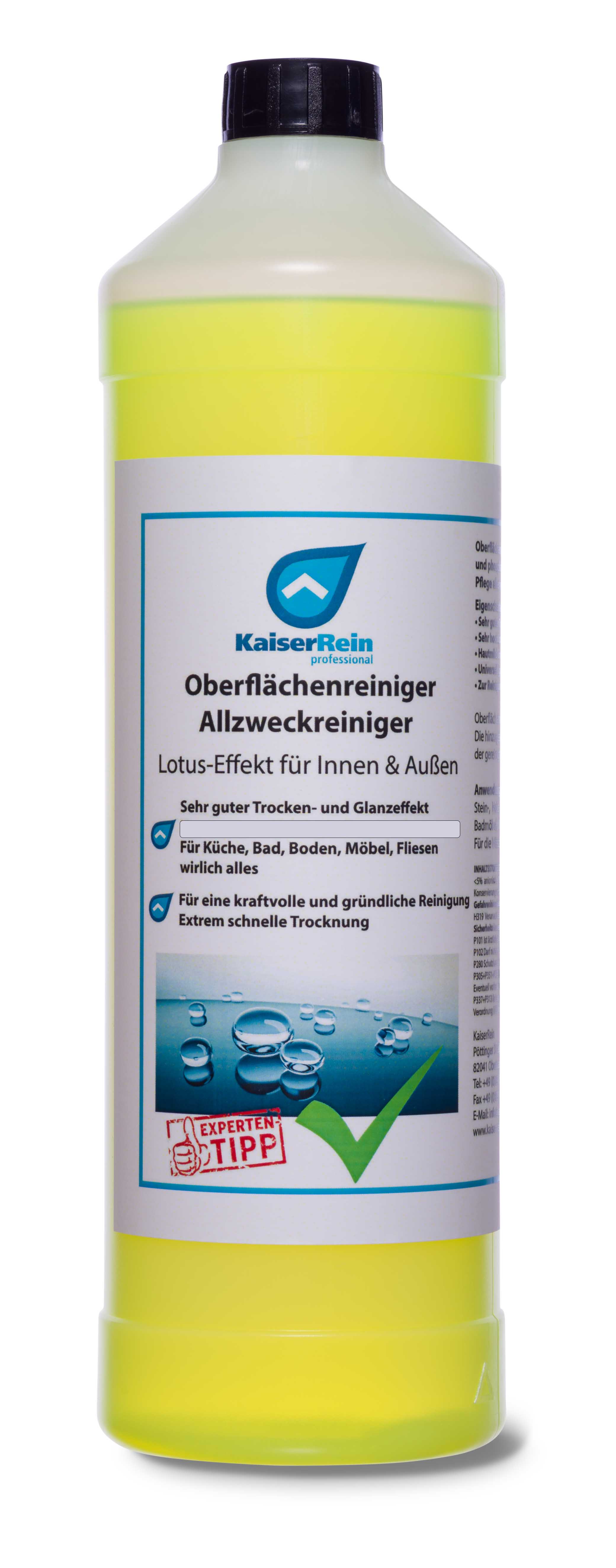 Oberflächenreiniger Allzweckreiniger  Lotus-Effekt für Innen & Außen ein Produkt auf Nanotechnologie