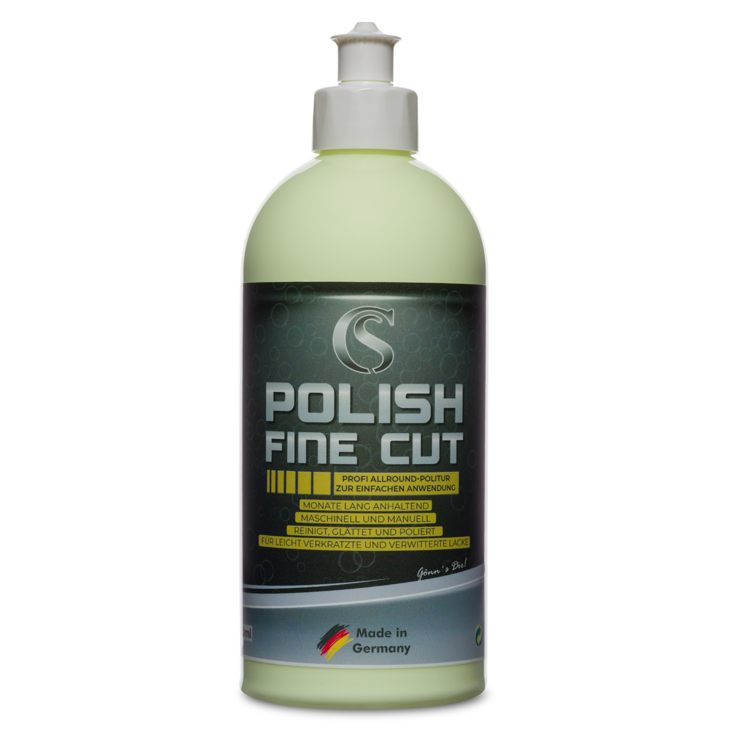 Car Sense Polish Fine Cut All-in-One Politur mit Schleifkörnern auf Aluminiumoxid-Basis und Wachs | Reinigt, glättet und poliert in einem Arbeitsgang | Für gebrauchten Fahrzeuglack