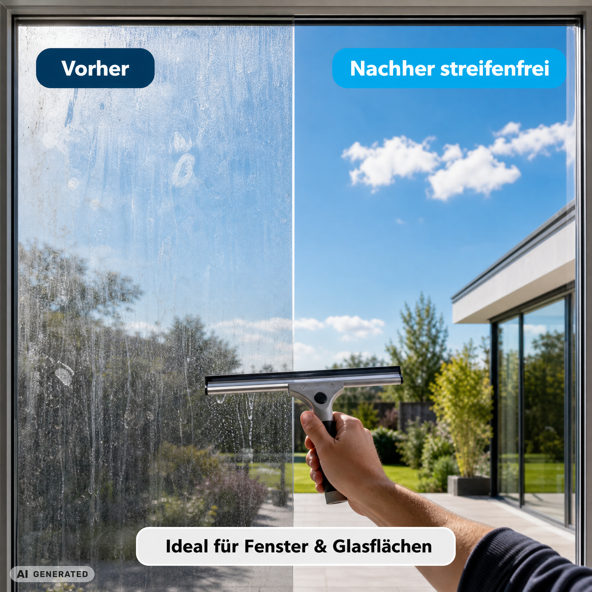 Glasreiniger Konzentrat Profi mit Lotuseffekt 1L