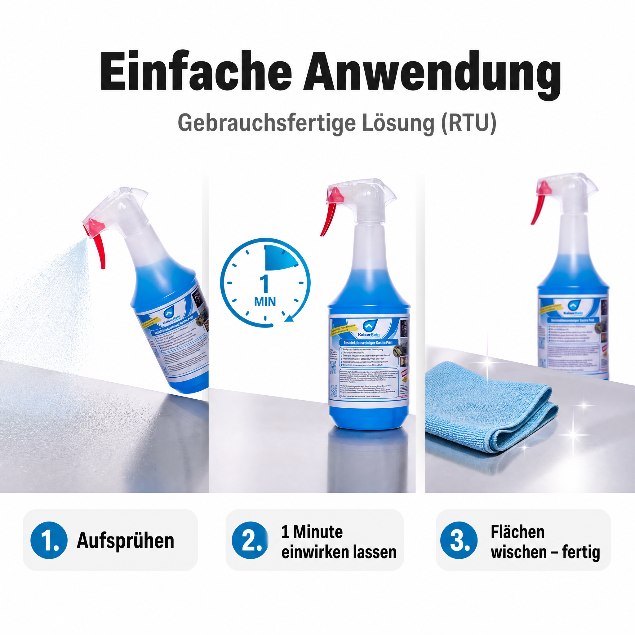 Profi Desinfektions Reiniger Gastro 1000 ml
