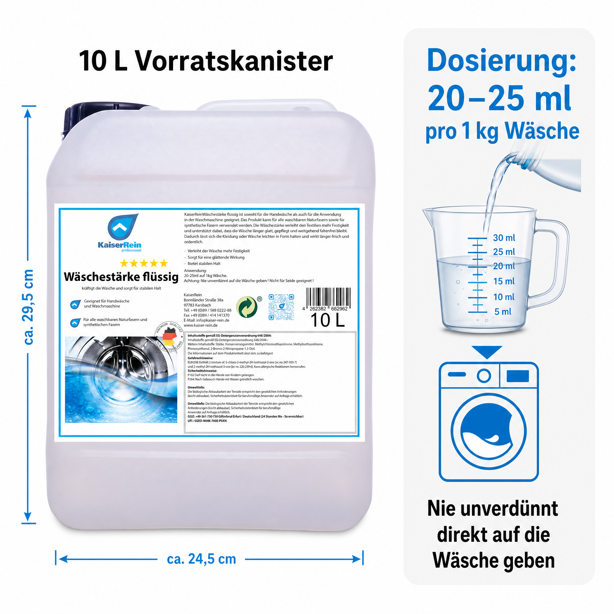 Wäschestärke flüssig 10L