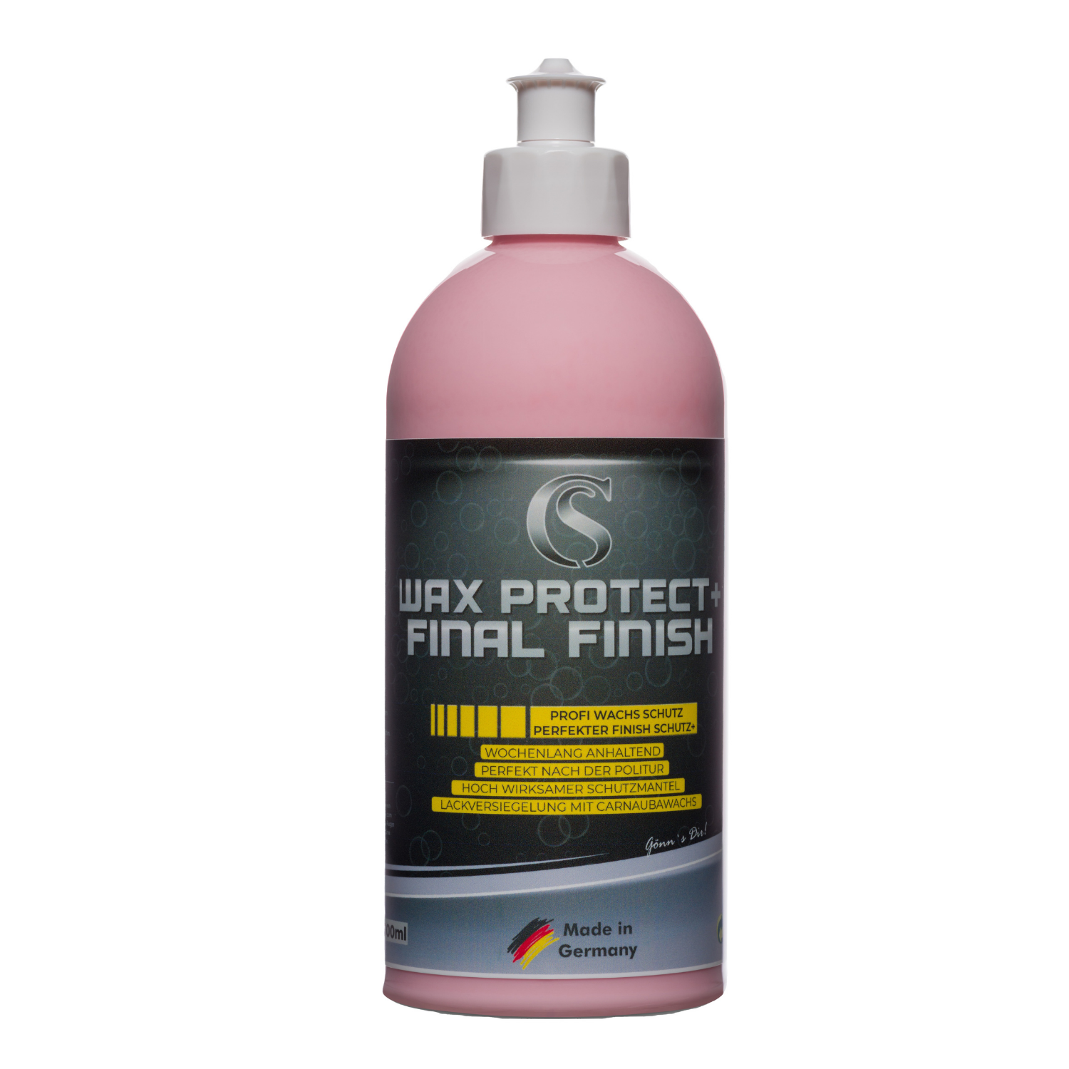 Car Sense Final Finish Wax Protect + Premium Versiegelung mit Hochglanz für Langzeitschutz und brillanten Glanzgrad